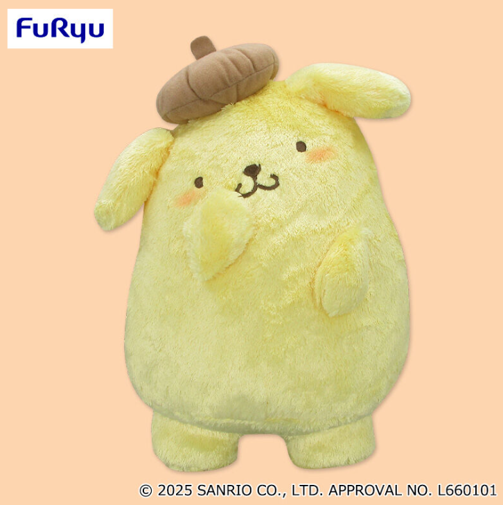 2026/3/19入荷】ポムポムプリン 超超BIGぬいぐるみ 30thアニバーサリー